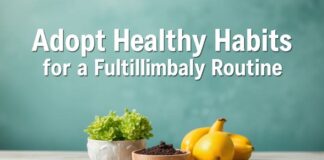 Adopter de Saines Habitudes pour une Routine Quotidienne Épanouissante Adopt Healthy Habits for a Fulfilling Daily Routine