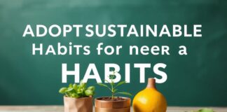 Adopter des Habitudes Durables pour une Vie Meilleure Adopt Sustainable Habits for a Better Life