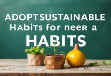 Adopter des Habitudes Durables pour une Vie Meilleure Adopt Sustainable Habits for a Better Life