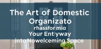 L’Art de l’Organisation Domestique : Transformer Votre Entrée en un Espace Accueillant The Art of Domestic Organization: Transforming Your Entryway into a Welcoming Space