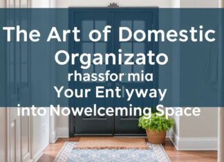 L’Art de l’Organisation Domestique : Transformer Votre Entrée en un Espace Accueillant The Art of Domestic Organization: Transforming Your Entryway into a Welcoming Space