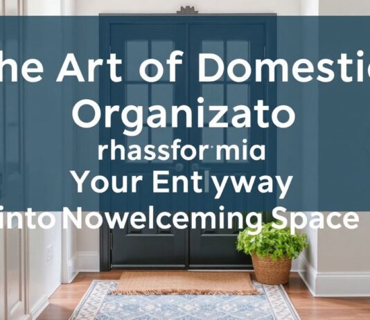 L’Art de l’Organisation Domestique : Transformer Votre Entrée en un Espace Accueillant The Art of Domestic Organization: Transforming Your Entryway into a Welcoming Space