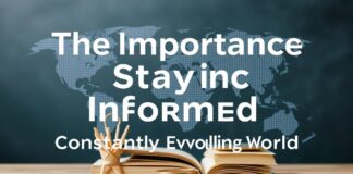 L’Importance de Rester Informé dans un Monde en Constante Évolution The Importance of Staying Informed in a Constantly Evolving World