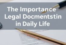 L’Importance des Documents Juridiques dans la Vie Quotidienne The Importance of Legal Documents in Daily Life
