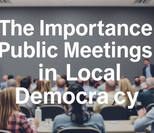 L’Importance des Réunions Publiques dans la Démocratie Locale The Importance of Public Meetings in Local Democracy