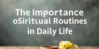 L’Importance des Routines Spirituelles dans la Vie Quotidienne The Importance of Spiritual Routines in Daily Life