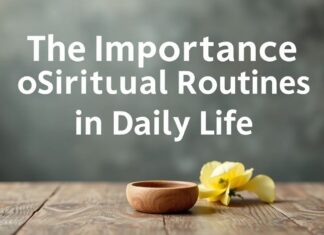 L’Importance des Routines Spirituelles dans la Vie Quotidienne The Importance of Spiritual Routines in Daily Life