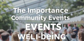 L’Importance des Événements Communautaires pour le Bien-être Local The Importance of Community Events for Local Well-being