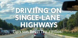 La Conduite sur les Autoroutes à Voie Unique : Conseils et Bonnes Pratiques Driving on Single-Lane Highways: Tips and Best Practices