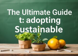 Le Guide Ultime pour Adopter un Mode de Vie Durable The Ultimate Guide to Adopting a Sustainable Lifestyle