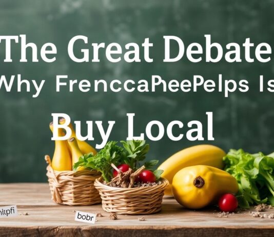 Le Grand Débat : Pourquoi les Français Devraient Acheter Local The Great Debate: Why French People Should Buy Local
