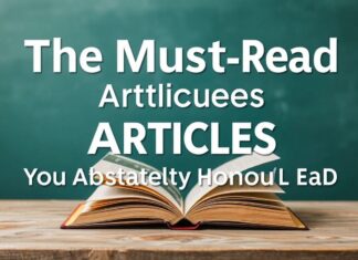Les Articles Incontournables Que Vous Devez Lire Absolument The Must-Read Articles You Absolutely Should Read