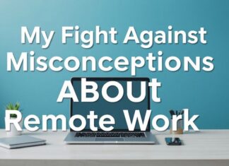 Mon Combat Contre les Idées Reçues sur le Travail à Distance My Fight Against Misconceptions About Remote Work